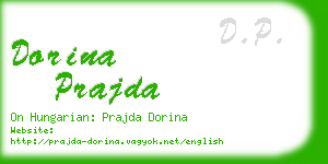 dorina prajda business card